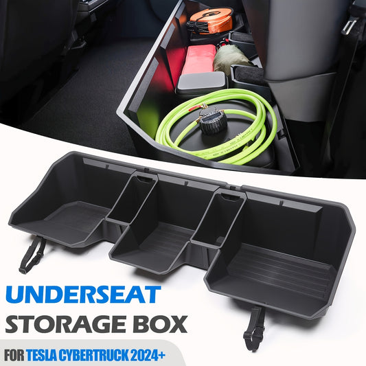 for Tesla Cybertruck Cyber Pickup Original Rear Under Seat Storage Box Accessories