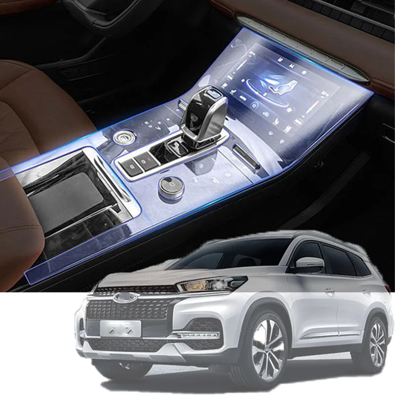 Lucid Air Center Console Protective Film — TPU (2022–2024)