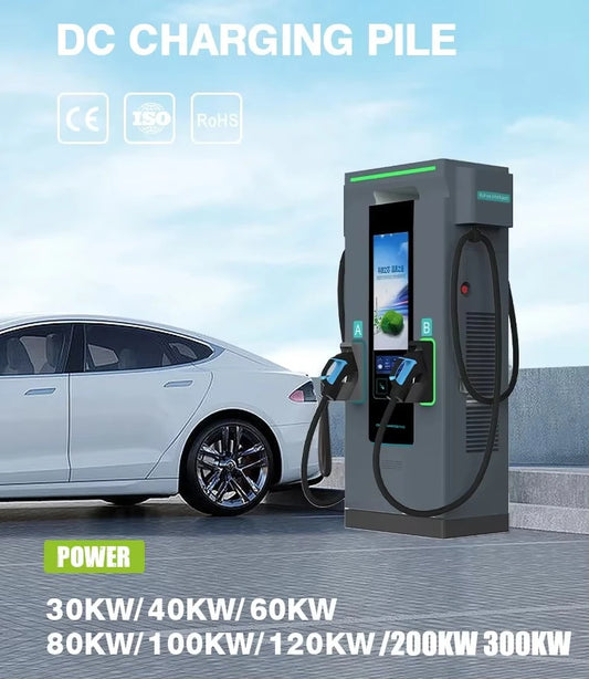 Commercial Vehicle 60KW 80KW 120KW 150KW 240KW OCPP Electric Car Dc Fast Charger Pile Ev Charging Station