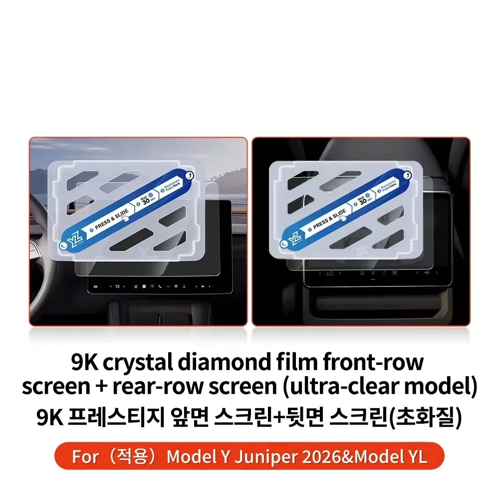 Matte Anti-Glare Tempered Glass Screen Protector — Model 3 Highland / Model Y Juniper