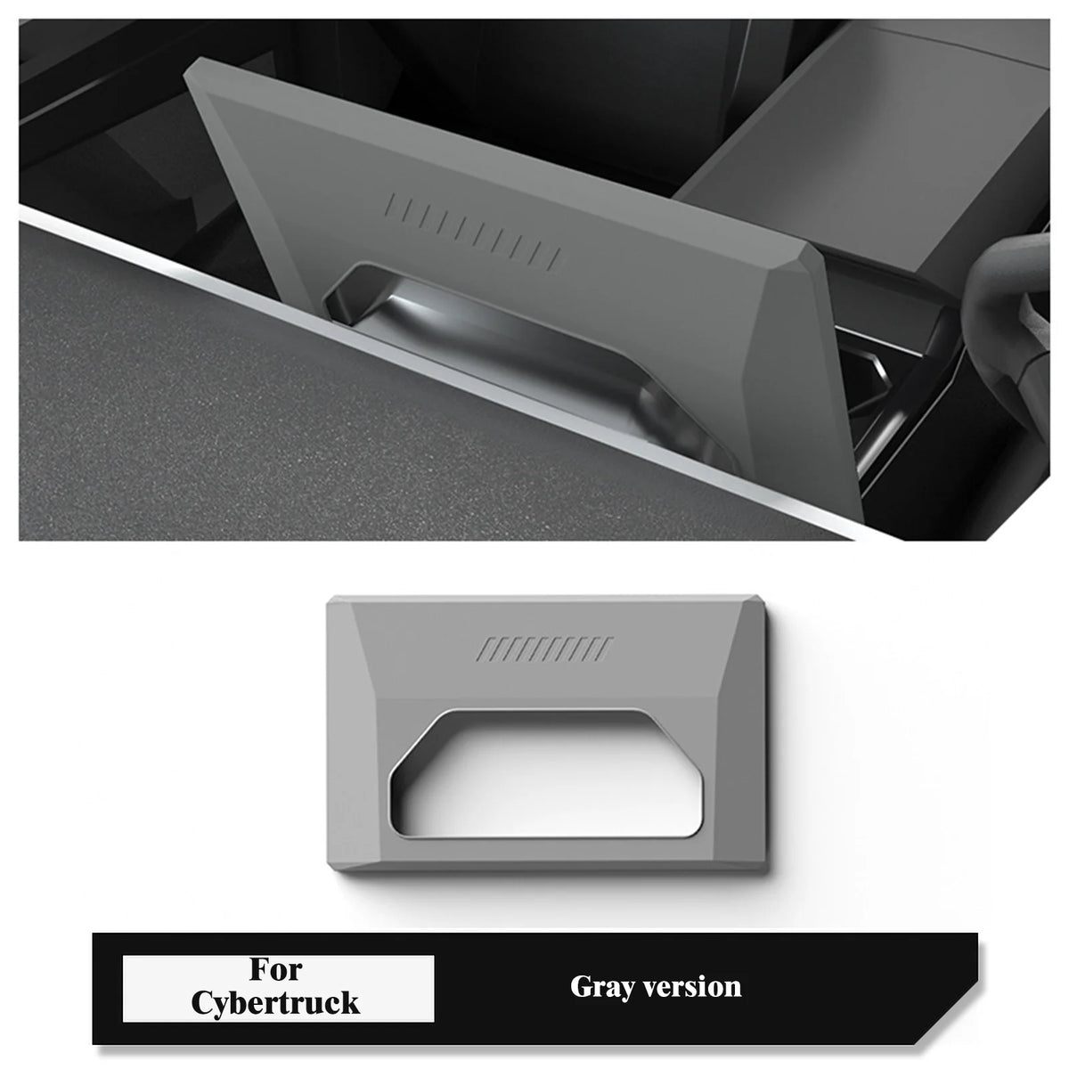 Cybertruck Center Screen Protector Frame — Silicone