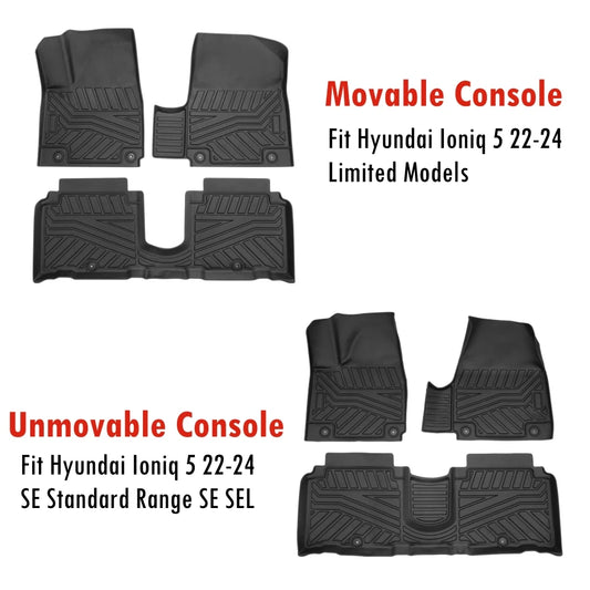 Hyundai Ioniq 5 All-Weather TPE Floor Mats (2022–2024)