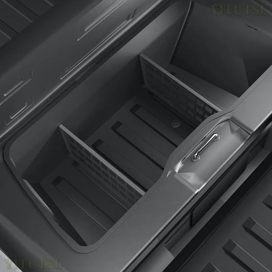 For Tesla Cybertruck pickup car trunk lower storage partition Tesla Cybertruck rear bucket divider Car Interior Accessories