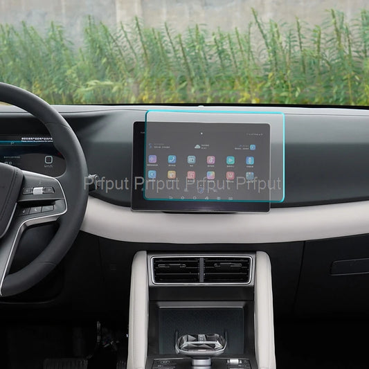 Tempered Glass screen protector For BYD ATTO 2 Yuan Pro Yuan UP EV 2024 2025 Car infotainment radio GPS Navigation