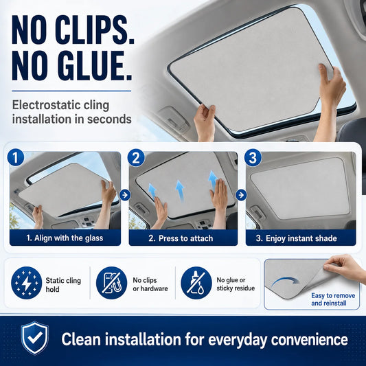 Ford Mustang Mach-E Glass Roof Sunshade — UV & Heat Blocking