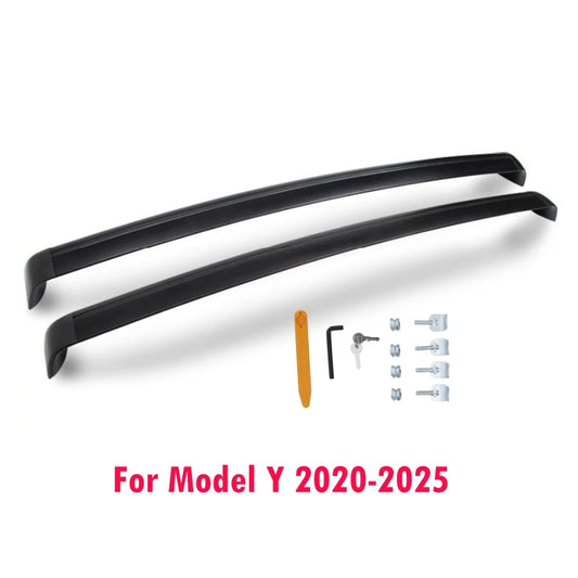 Lockable Roof Rack for Tesla Model Y 2020-2025 Juniper Aluminum Kayak and Bike Cross Bars Rooftop Luggage Carrier for Model Y