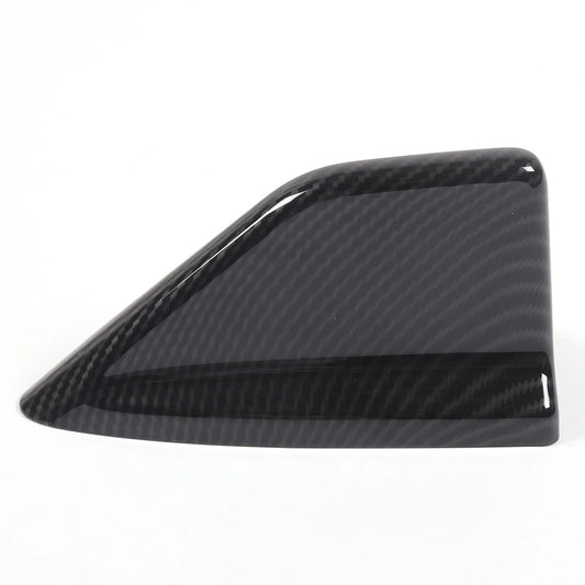 For Rivian R1S R1T 2022-2025 ABS Carbon Fiber Car Roof Shark Fin Antenna Cover Decoration Car Accessories