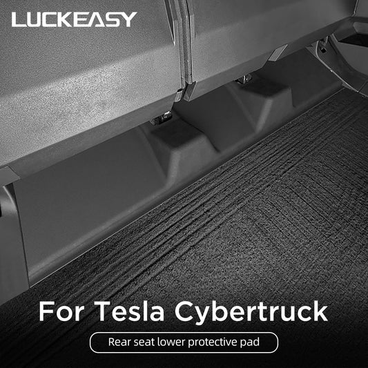 for Tesla Cybertruck 2024 2025 Rear Seat Lower Protective Pad Car Interior Accessories Rear Row Under The Seat Anti-kick Pad
