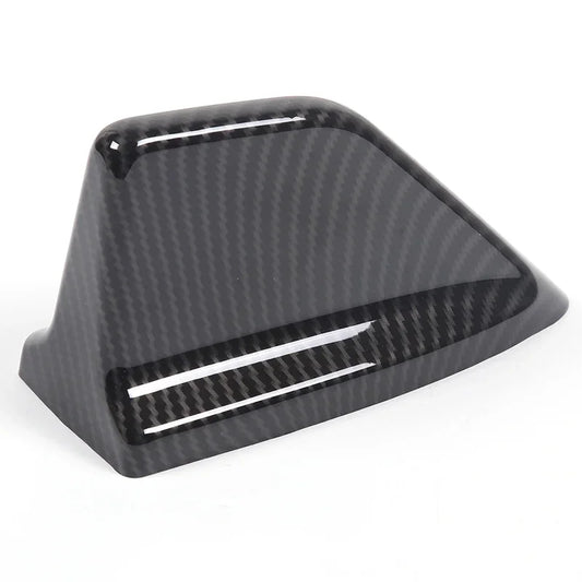 For Rivian R1S R1T 2022-2025 ABS Carbon Fiber Car Roof Shark Fin Antenna Cover Decoration Car Accessories