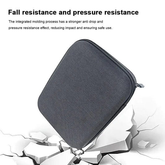 For Tesla Charger Adapter CCS1/J1772 Storage Bag, Fireproof EVA Case for EV Charging Cable Accessories Organizer