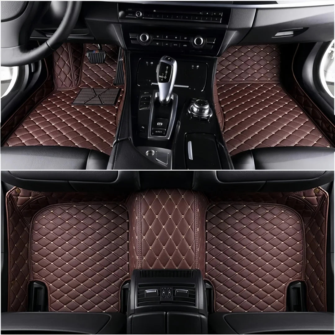 Ford F-150 Lightning All-Weather Leather Floor Mats (2022–2026)