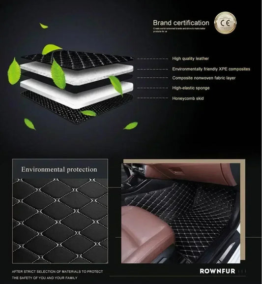 Custom Car Floor Mats For Lucid Air Grand Touring/Sapphire 2022-2024 Car Floor Mats For Men Women Car Accessories