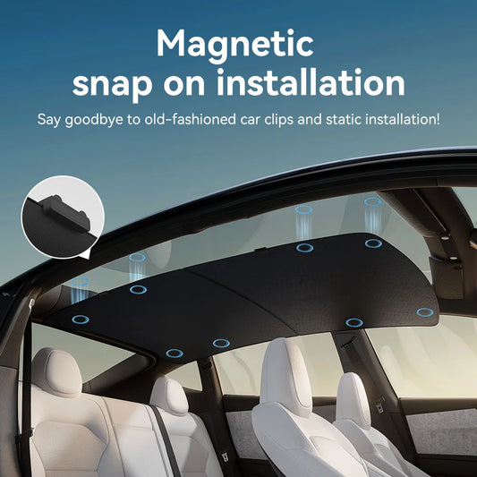 Glass Roof Sunshade — Tesla Model Y Juniper / Model 3 Highland (2024+)