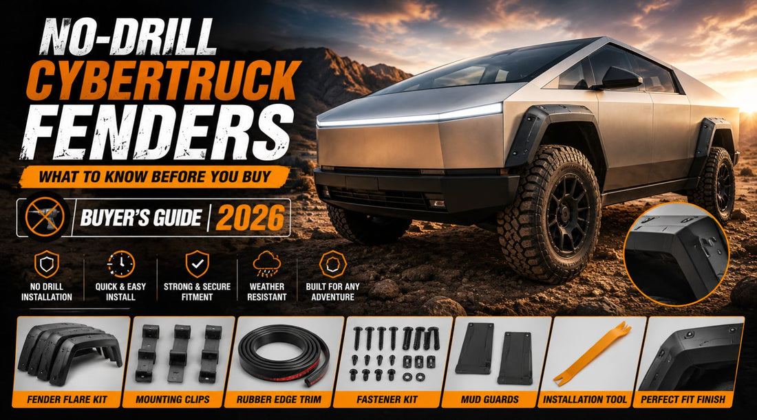 cybertruck fender flares no drill