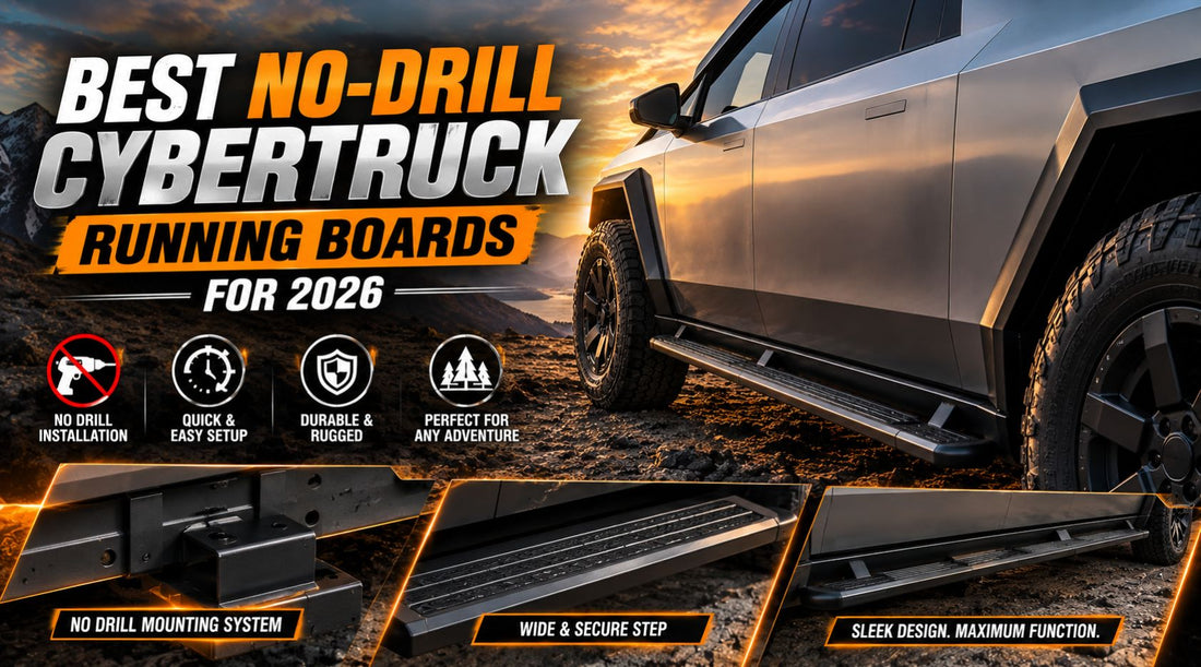 cybertruck no drill running boards