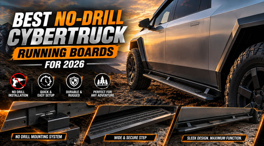 cybertruck no drill running boards