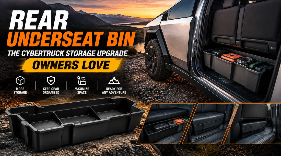 cybertruck rear underseat bin
