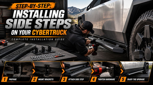 this running board and side step set