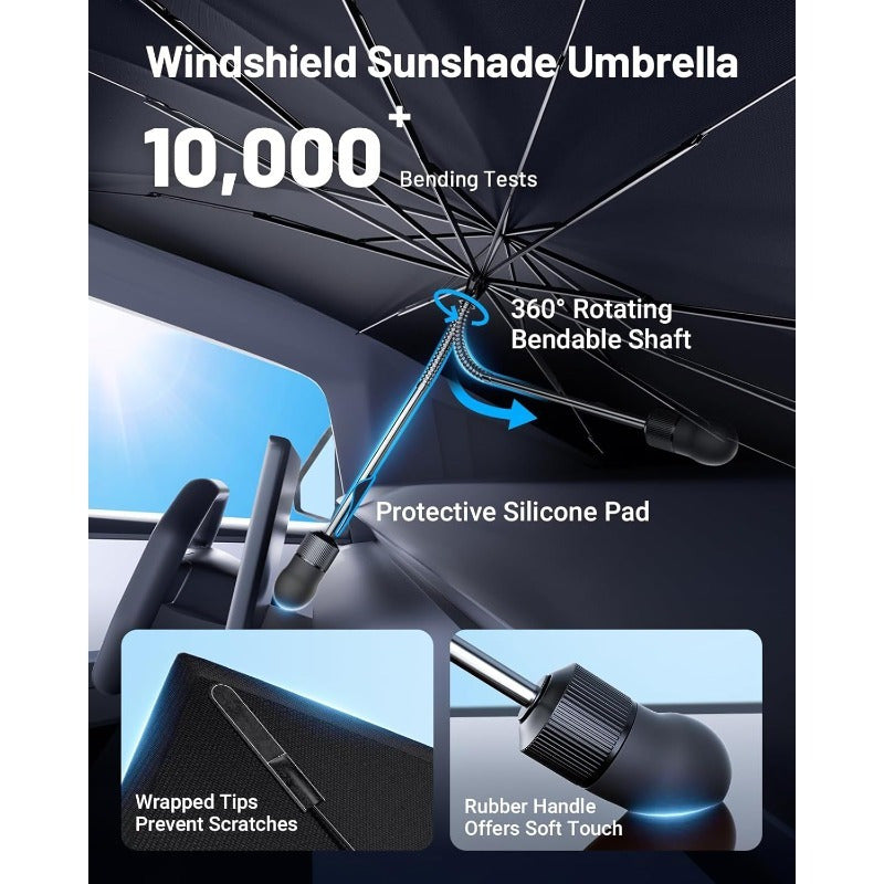Cybertruck Windshield & Roof Umbrella Sunshade Set