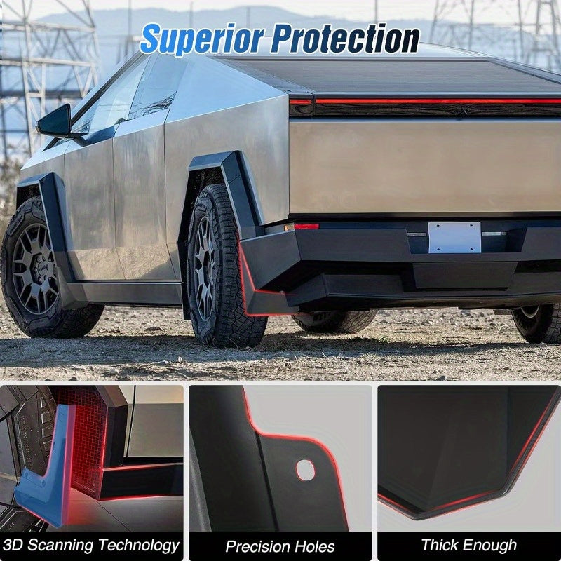 Nilight Cybertruck Fender Flares — No-Drill Front & Rear Set