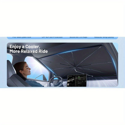 Cybertruck Windshield & Roof Umbrella Sunshade Set