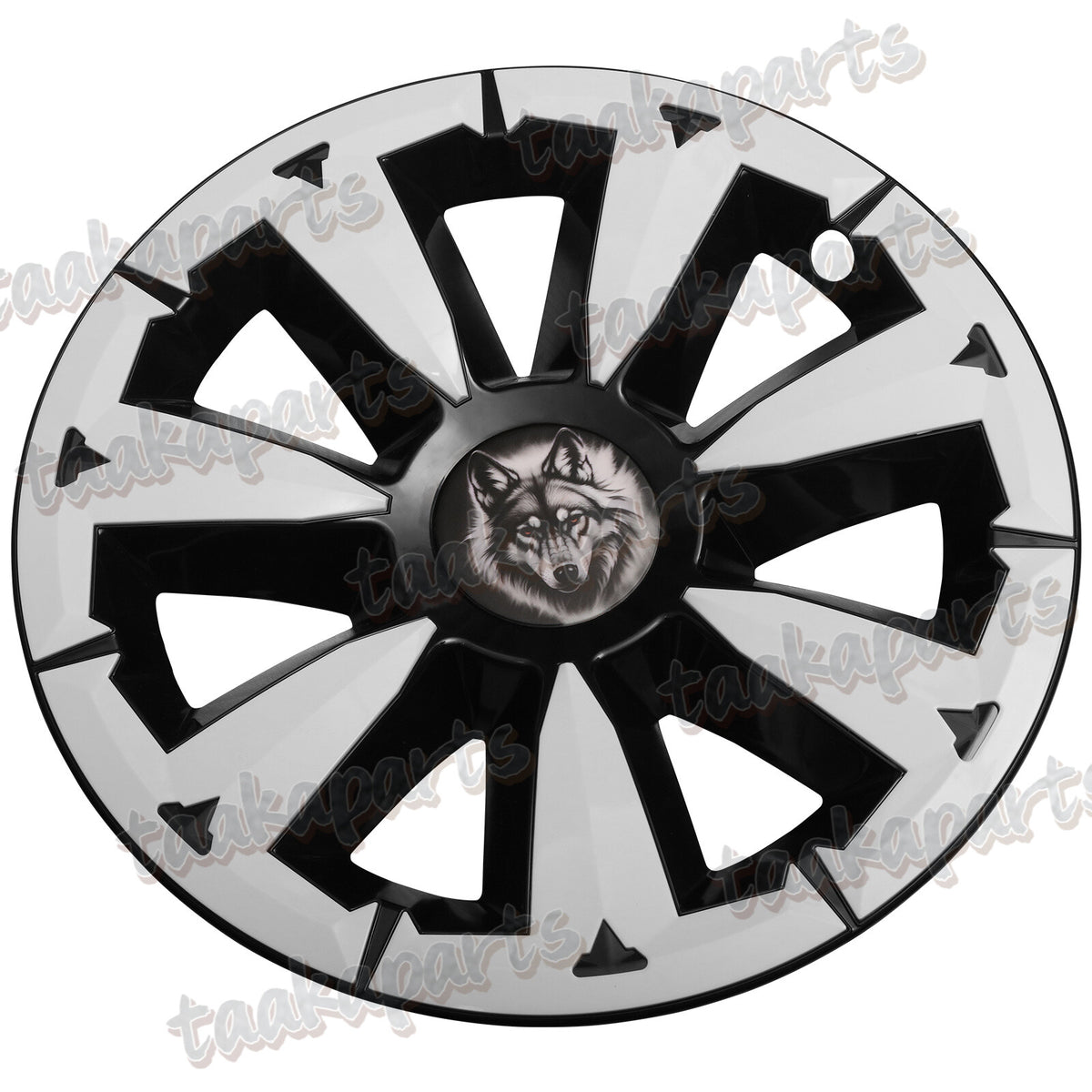 19" Blade-Style Wheel Covers — White, Tesla Model Y (2020–2024)
