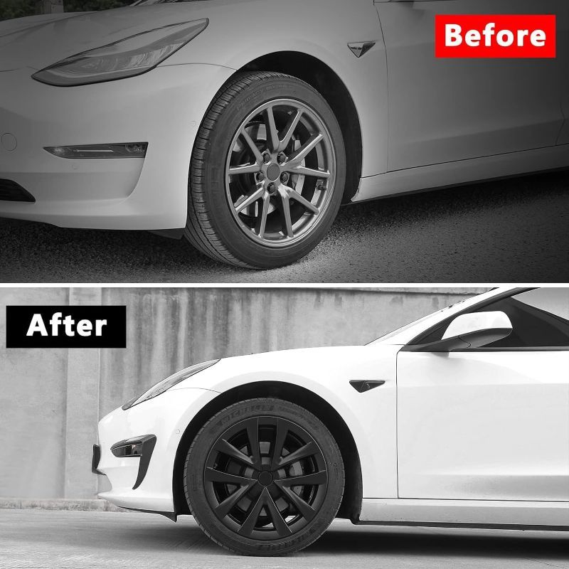 18" Arachnid-Style Aero Wheel Covers — Tesla Model 3 (2017–2023)