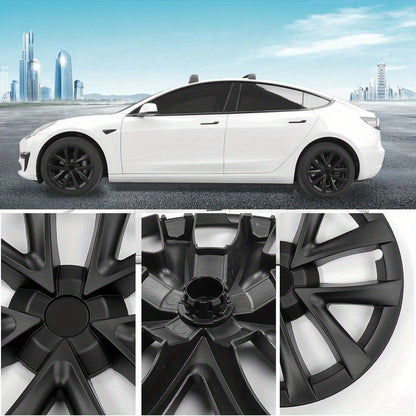 18" Arachnid-Style Aero Wheel Covers — Tesla Model 3 (2017–2023)