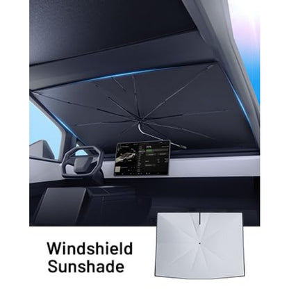 Cybertruck Windshield & Roof Umbrella Sunshade Set
