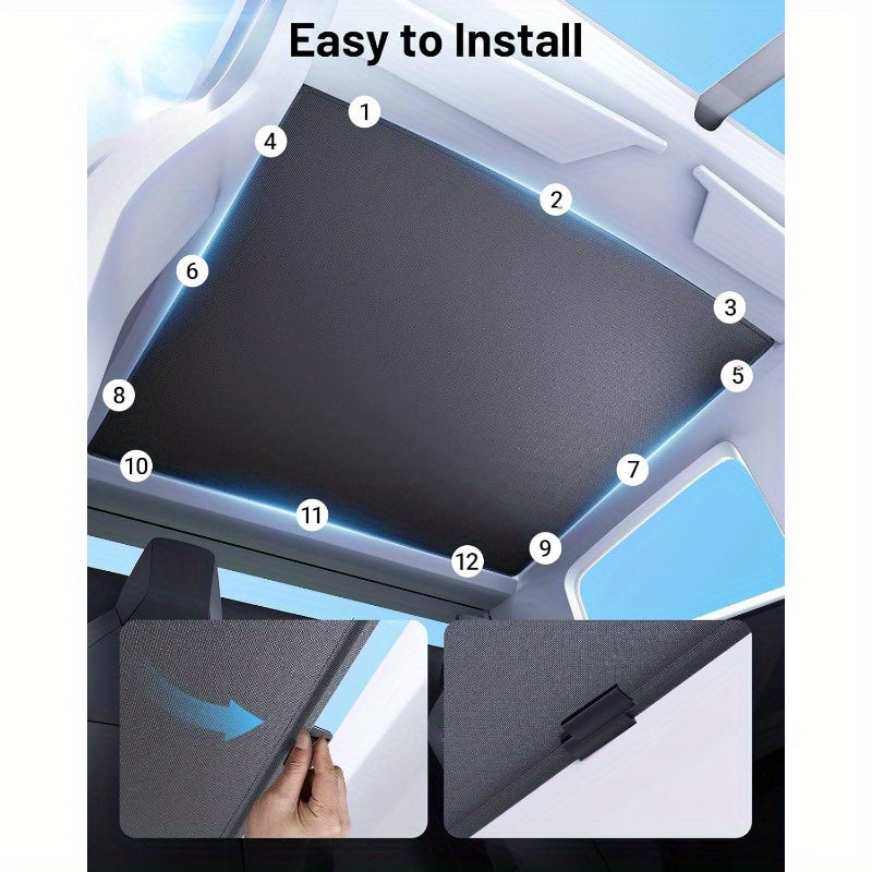 Cybertruck Windshield & Roof Umbrella Sunshade Set