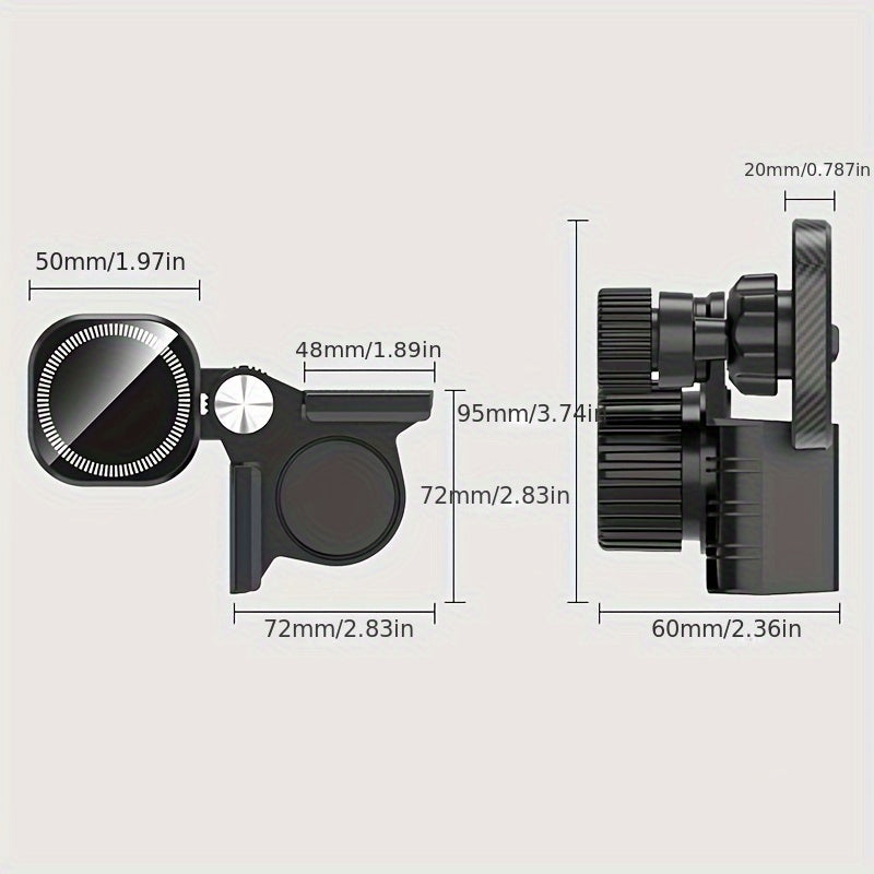 Magnetic Screen-Clamp Phone Holder — Tesla Model 3 / Y / S / X