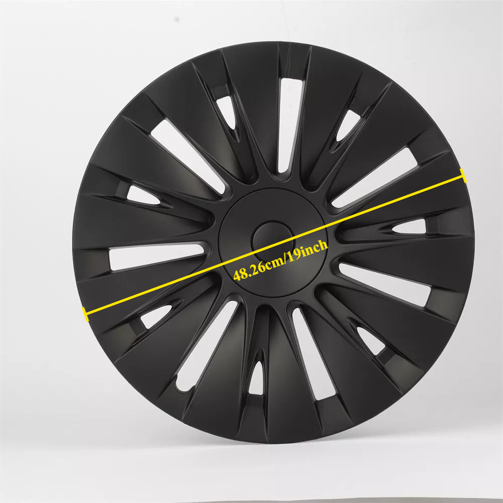 19" Induction-Style Wheel Covers — Tesla Model Y (2020–2024), Set of 4