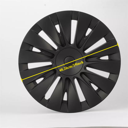 19" Induction-Style Wheel Covers — Tesla Model Y (2020–2024), Set of 4