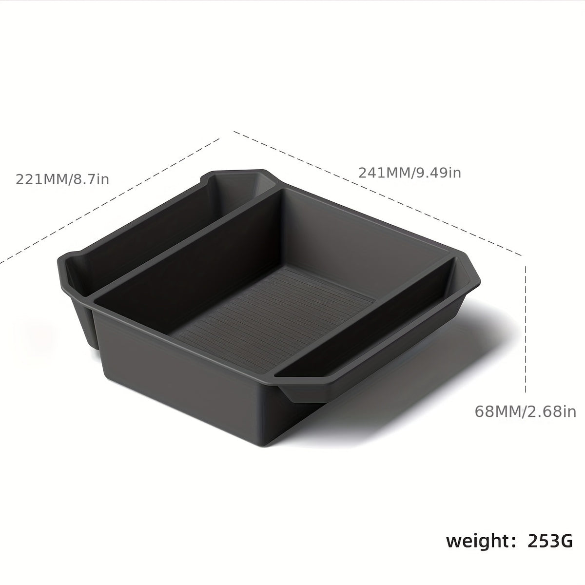 Cybertruck Silicone Console Organizer Set (4-Piece)