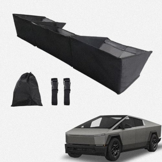 for Tesla Cybertruck Truck Under Seat Storage Box Foldable Replacement for Tesla Cybertruck 2024 2025 Accessories Truck bed Underseat Storage Organizer Underseat Tool Box Organizer