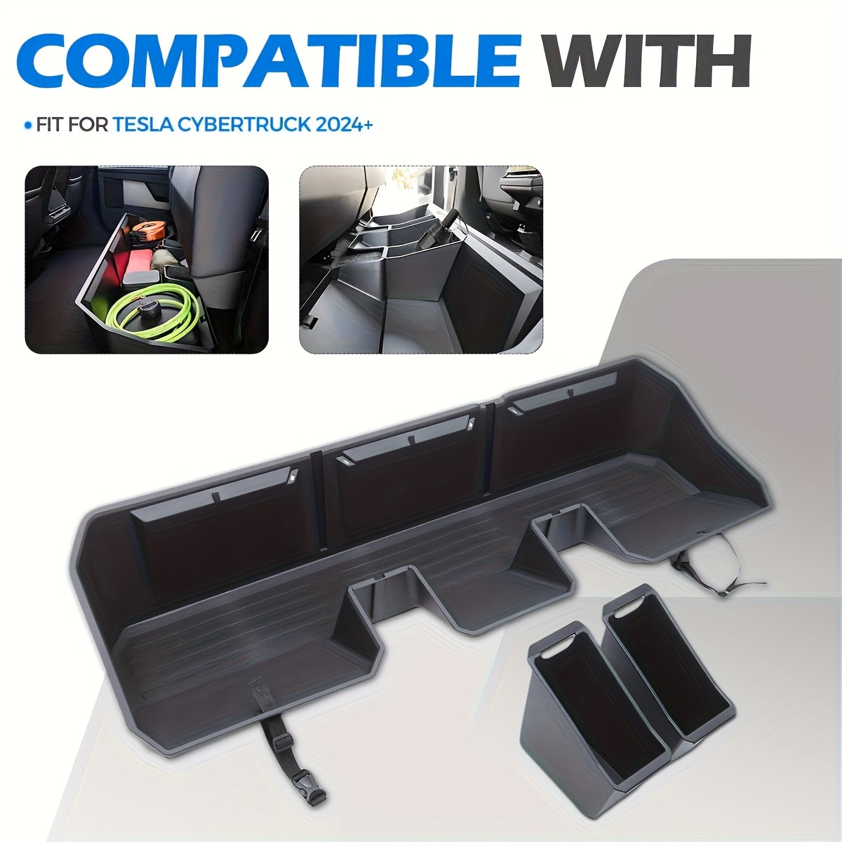 Cybertruck Rear Under-Seat Storage Box