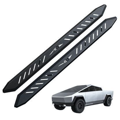 Cybertruck No-Drill Nerf Bars — 550 lb Rated