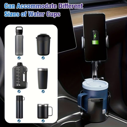 3-in-1 Cup Holder Wireless Charger & Phone Mount — 15W