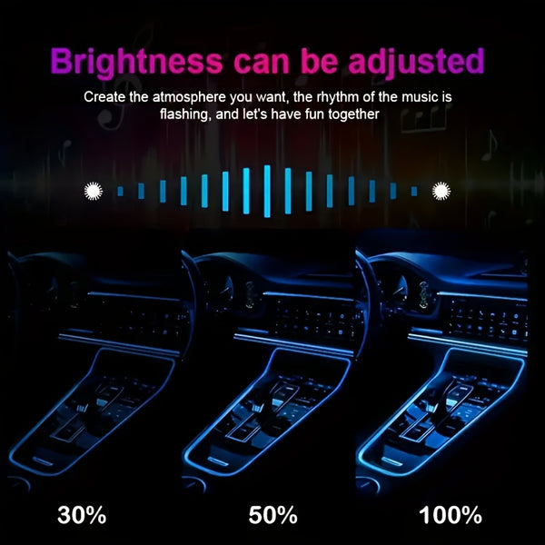 App & Music-Sync Neon Ambient Lighting Kit — USB