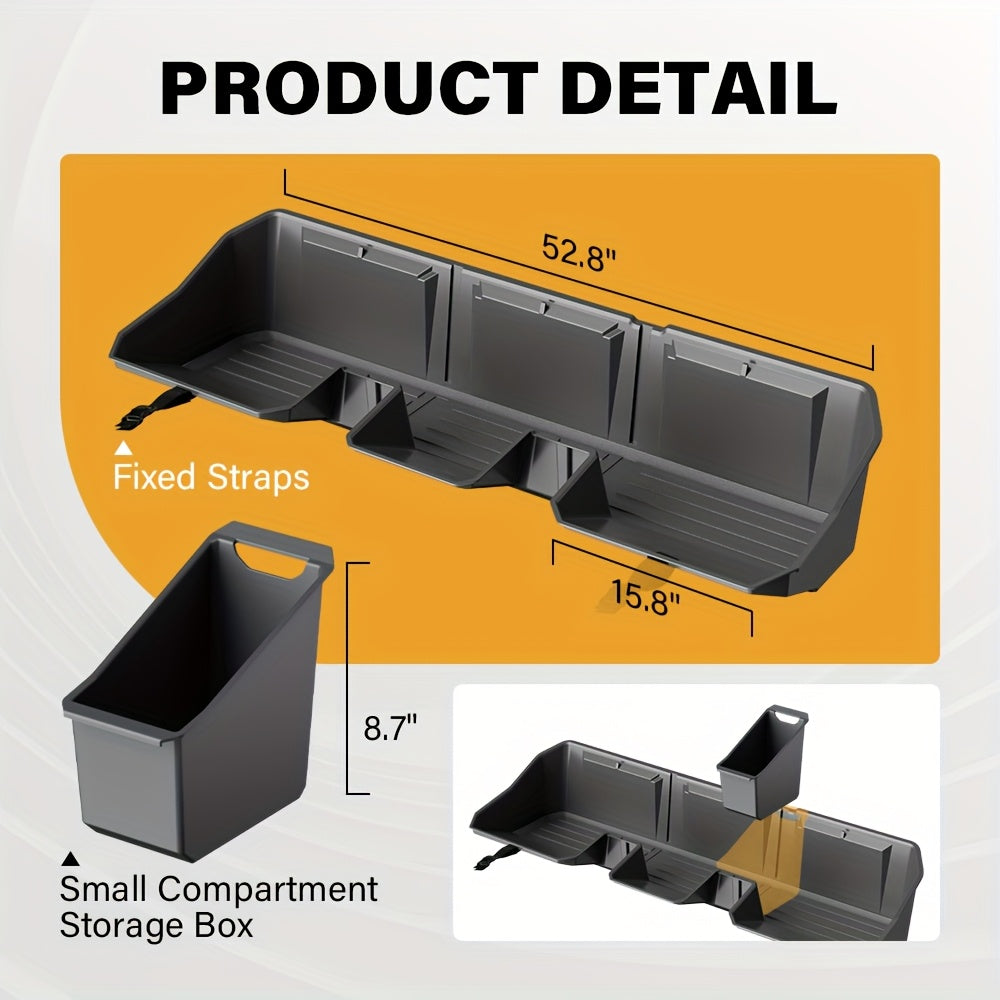 Cybertruck Rear Under-Seat Storage Bin