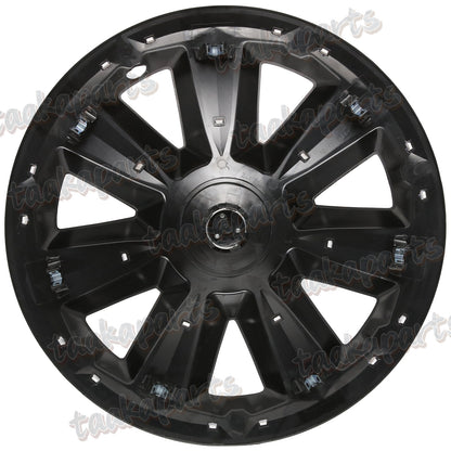 19" Blade-Style Wheel Covers — White, Tesla Model Y (2020–2024)