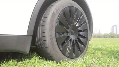 19" Induction-Style Wheel Covers — Tesla Model Y (2020–2024), Set of 4