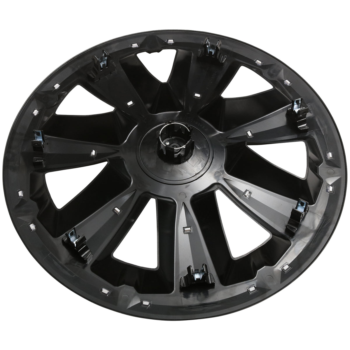19" Blade-Style Wheel Covers — White, Tesla Model Y (2020–2024)
