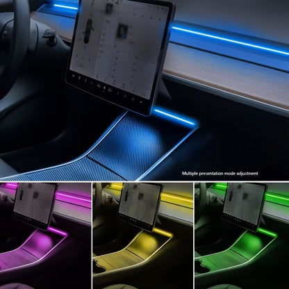 App-Controlled RGB Ambient Light Kit for Tesla