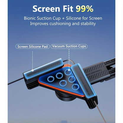 360° Screen-Clip Phone Mount — Tesla Model 3 / Y / X / Cybertruck