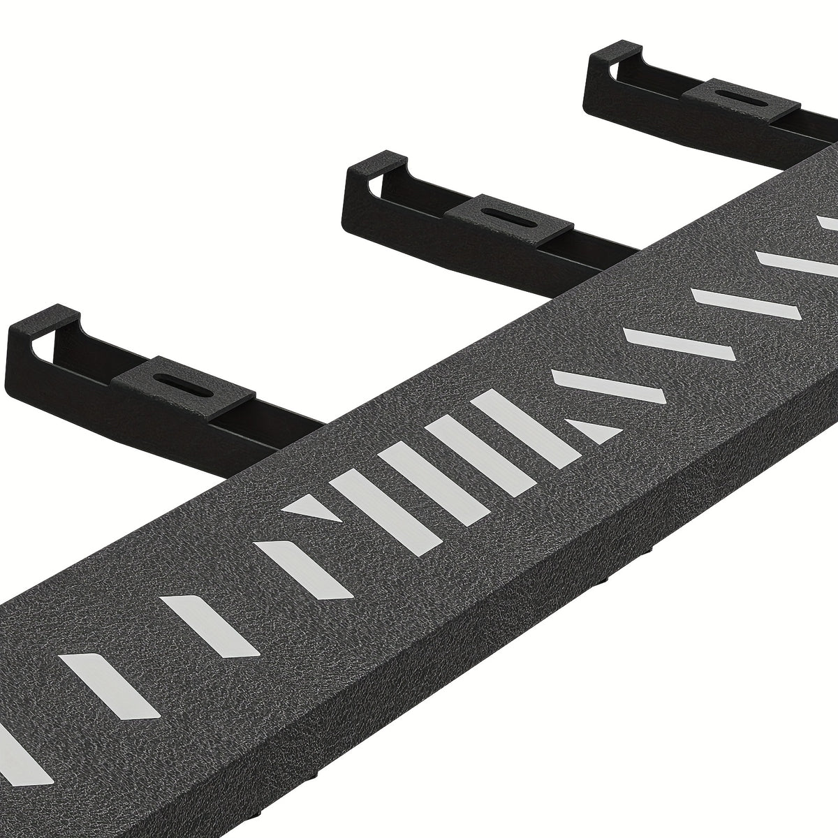 YZONA Cybertruck Running Boards — Polished Black (2-Piece)