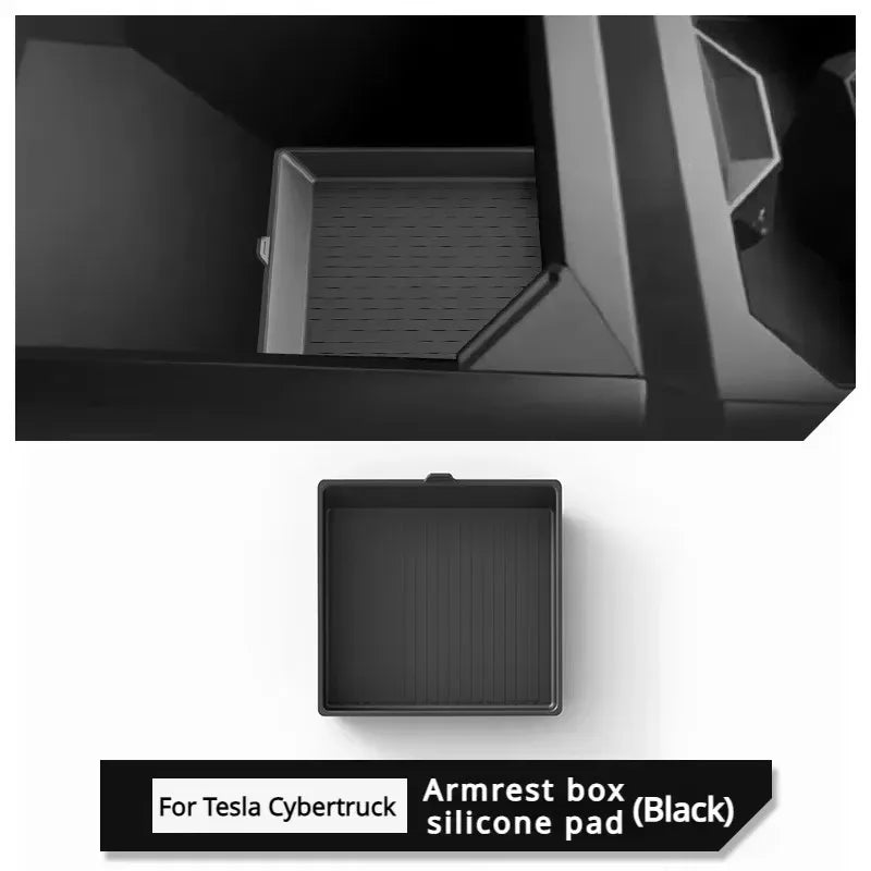 Cybertruck Silicone Armrest Box Mat