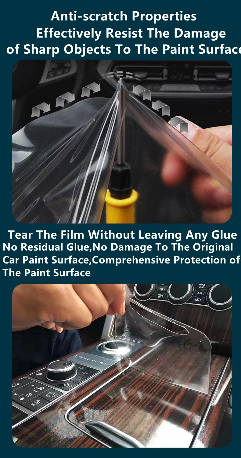 Lucid Air Center Console Protective Film — TPU (2022–2024)
