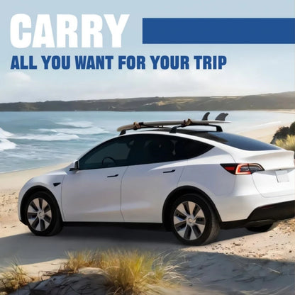Lockable Kayak & Bike Roof Rack — Tesla Model Y (2020–2025)