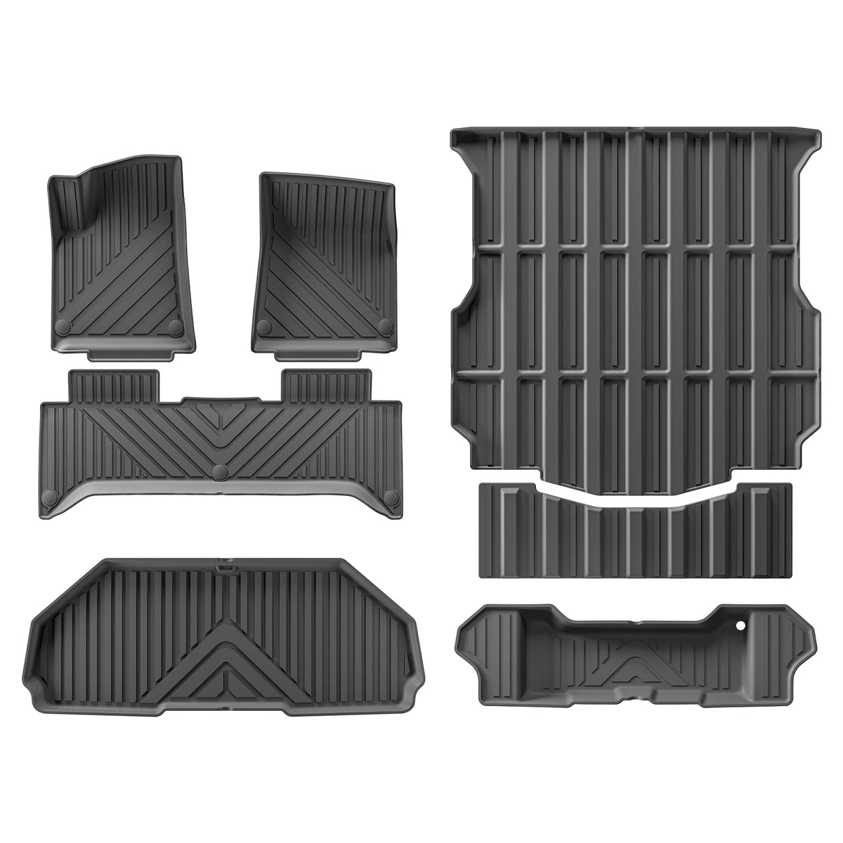 Rivian R1T All-Weather TPE Floor Mats & Cargo Liner (2022–2024)